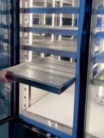 Réfrigérateur de maturation de viande à double porte avec refroidissement par air et compresseur, en acier inoxydable, à dégivrage automatique