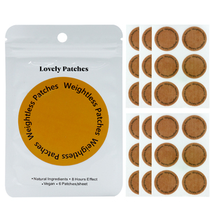 Patchs Minceur Confortables en Tissu Non-Tissé - Ingrédients 100% Naturels - Libération Continue 24H - Végétalien - 6 Patchs - Product Image 1