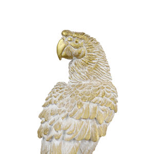 Reçine el sanatları altın reçine papağan ev dekorasyon için - Product Image 4