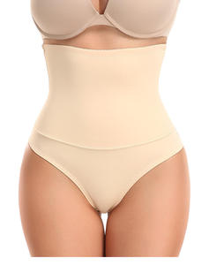 Women's High <strong>Waist</strong> Body Shaper Pants Tummy Control Lace Thong With Firm Level Sexy <strong>Slimming</strong> Shaper Panties <strong>Underwear</strong> - Product Image 2