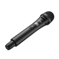 U50 Microphone acoustique sans fil UHF prise en charge haute sensibilité double connexion sans fil à deux microphones pour amplificateur de Bus