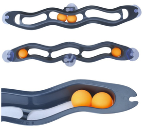 Modern interactief wave track <span class=keywords><strong>ball</strong></span> speeltje voor katten, huisdier vriendelijk, grappig, met zuignap voor raam, glas, plastic, zuignapdoosje. - Product Image 1