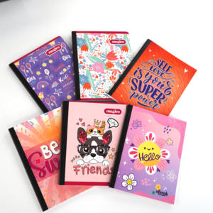 Libro de composición personalizado Logotipo escolar Útiles escolares y de oficina Impresión en 4 colores Libros de ejercicios con impresión personalizada - Product Image 4