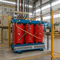 Transformateur éolien de type sec en résine coulée 33 kV triphasé, fournisseur de transformateurs de distribution électrique en Chine