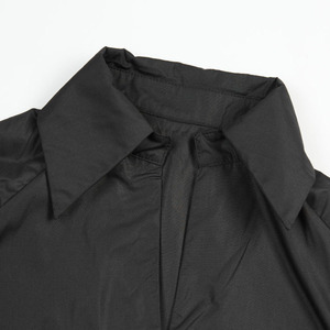 Ingrosso 2023 moda retrò Top da donna primavera nuova Polo a manica lunga corta anteriore posteriore lungo largo Design Bungy felpa - Product Image 3