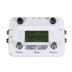 Rowin Guitar Effect Pedal Beat Loop registrazione illimitata e registrazione Overdub Built-in molti tipi di batteria beats Tap funzione Tempo
