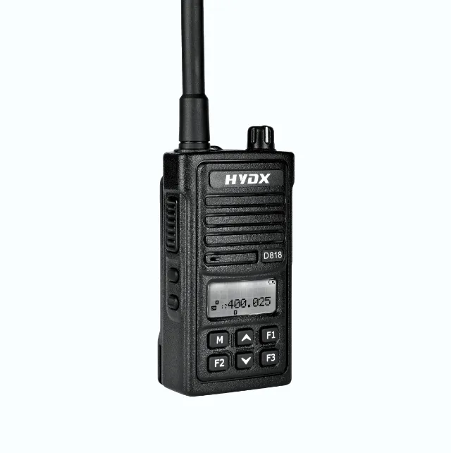 HYDX-D818 Drop Weerstand 5W 128ch Dmr Prive Digitale 2 Way Radio Lange Afstand Vhf Uhf Waki Taki