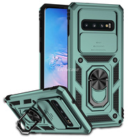 Coque de téléphone magnétique en TPU pour Samsung Galaxy S10 Plus, protection pour fenêtre coulissante