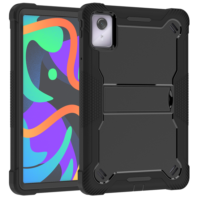 Silicone Rugged Shockproof Protective Tablet case for Lenovo Tab M11 TB-330FU 331FC K11 LTE 2024 TB330XU K10C Stand Cover case