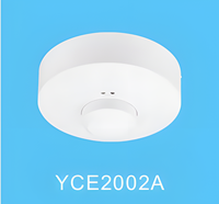 Sensor Radar Microwave 360 Derajat 1200W 5.8GHz untuk Dalam Ruangan, Pemasangan di Langit-langit, Jarak Deteksi Dapat Disesuaikan (2-16m), Tunda Waktu