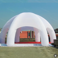 Dôme gonflable géant publicitaire en PVC hermétique pour événements, tente extérieure, auvent, gazebo gonflable avec ventilateur intégré
