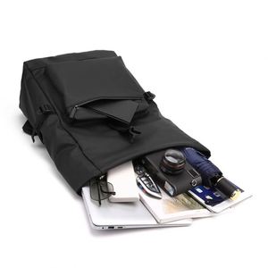 Custom Men's Travel <b>Roll</b> <b>Top</b> <b>Backpack</b> New <b>Waterproof</b> Leather Foldable Mochilas Student Women's School Rolltop Laptop <b>Backpacks</b> - Product Image 5