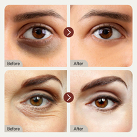 Patchs pour les yeux anti-âge au rétinol et au bio-collagène, marque privée, réduisent les rides et les poches, éliminent les cernes, pour les yeux gonflés, 84g/60pcs