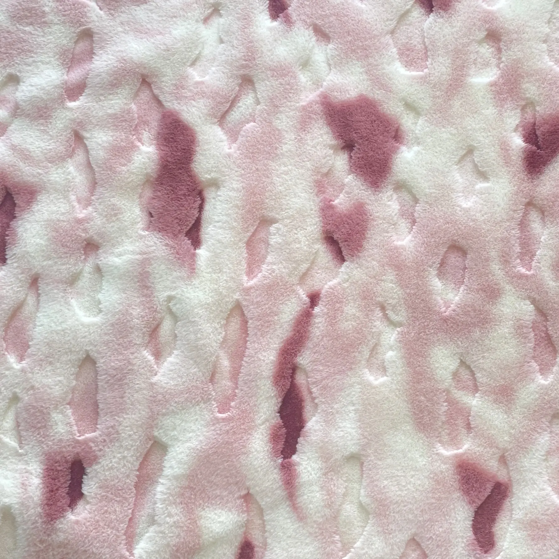 YH Wholesale Multi Color Custom Making Cloth Short Plush Blanket Faux Rabbit Fur Fabric