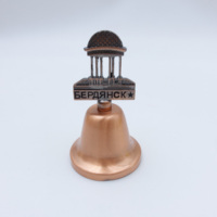 Campanelle Personalizzate in Bronzo per Souvenir Svizzero, Thailandese, da Tavolo per Ristoranti e Sale Giochi, Campanelle da Scrivania, Campanelle a Mano per Chiese