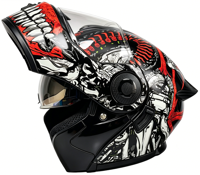 Factory Custom ABS Flip up Modular Motorcycle Rider Helmet