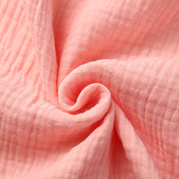 Nouvelle Couverture en Coton Double Couche Ultra Douce en Tissu Crêpe à Bords Volants pour Bébé, Serviette de Bain et Housse de Poussette