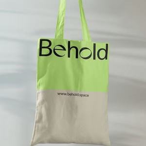 Sac à main en toile imprimé écologique en gros, sac fourre-tout en coton de 17 pouces, imprimé sur toute la page, schéma de couleurs - Product Image 6