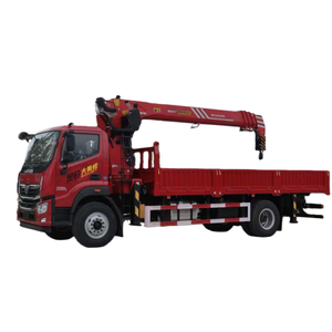 شاحنة فوتون 4x2 مزودة برافعة |   رافعة هيدروليكية تلسكوبية بحمولة 8 أطنان للإنشاءات - Product Image 3