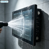 DYASUO Panel PC Industrial de Aleación de Aluminio, Totalmente Impermeable IP66 y Resistente al Polvo, de 15, 17, 19, 21.5 Pulgadas, Sin Ventilador, Táctil Integrado, WiFi6, para Entornos Hostiles