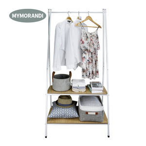 High Quality Wood Iron Entryway <strong>Coat</strong> Shoe Rack Metal Frame Hall Tree Rack <strong>Coat</strong> <strong>Hanging</strong> <strong>Stand</strong> - Product Image 2