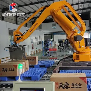 High Speed Fully Automatic Robotic Palletizer Carton Bag Case Packing Line Robot Palletizer