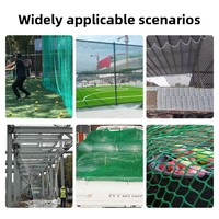 Clôture de périmètre Qianshun en polyéthylène/polyester pour terrains de basketball intérieurs/extérieurs et filet de volley-ball noué