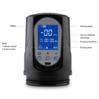 Elektrischer Masturbator für Männer USB-Aufladbar Wasserdicht Penispumpe mit LCD-Bildschirm 10 Vibrationsstufen Starke Saugkraft