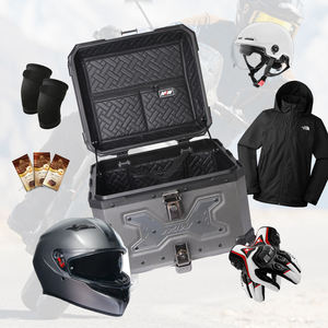 <span class=keywords><strong>Precio</strong></span> de Fábrica, Baúl Superior <span class=keywords><strong>para</strong></span> Motocicleta de Aluminio de 45L Serie X, Anticolisión, Esquinas Reforzadas - Product Image 4