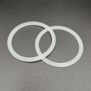 Joint d'étanchéité en caoutchouc de silicone résistant à la chaleur rond plat transparent personnalisé pour couvercle en bois, tasse - Product Image 3