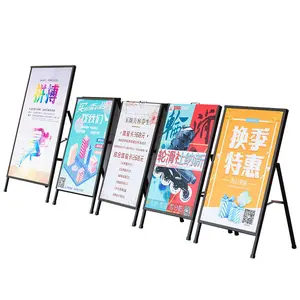 60*90cm single side double side Iron poster stand for display