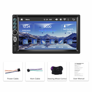 Podofo 2 DIN autoradio xe đài phát thanh <span class=keywords><strong>7</strong></span> "Xe MP5 Máy nghe nhạc không dây/có dây Carplay & <span class=keywords><strong>Android</strong></span> tự động BT Type-C USB hỗ trợ Youtube - Product Image 6