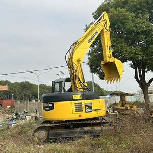 Excavatrice Komatsu PC128 d'occasion de 13 tonnes, modèle 200-240, avec pompe et moteur, inspection vidéo fournie, en stock - Product Image 4