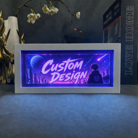 Lampe LED 3D en papier découpé avec 240 motifs personnalisés de dessins animés Gear 5 Nica Luffy Zoro Nami Ace, boîtier en ABS acrylique