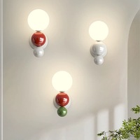 Support OEM/ODM – Applique murale LED moderne en fer forgé avec boule roulante, ampoule G9, pour salon
