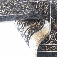 Tapis de prière islamique 2026, nouveau design, en polyester, lavable en machine, résistant aux taches, adapté aux animaux domestiques, vente en gros pour la maison