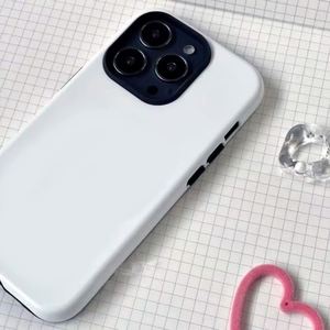 เคสโทรศัพท์เปล่าเคลือบ 2 in 1 สำหรับงาน DIY แบบซับลิเมชั่น 5 ชิ้น สำหรับ iPhone 17 16 15 14 13 12 11 X XS Pro Max Plus - Product Image 4