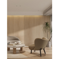 Revêtement extérieur en vinyle d'aspect bois de cèdre moderne noir WPC Revêtement mural extérieur bon marché étanche à l'humidité pour appartements