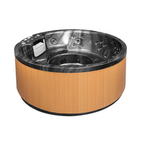 Gurgle OEM ODM Jacuzzi extérieur en acrylique pour 8 personnes, bain à remous rond personnalisé, fournisseur de spas