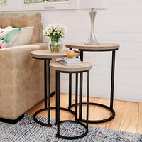 Ensemble de table d'appoint pour canapé, salon ou table de nuit, meuble de maison, table basse nordique
