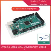 Papan Pengembangan Arduino MEGA2560 Atmega2560 Mikrokontroler Papan Utama Pembelajaran Pemrograman Bahasa C