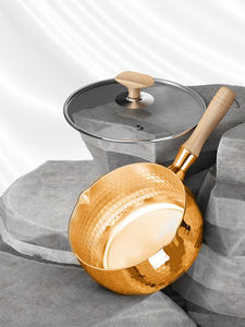 <span class=keywords><strong>Petit</strong></span> pot à soupe moderne à trois couches en acier inoxydable 304 pour nouilles instantanées lait et neige - Product Image 6