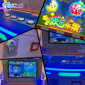 Machine de jeu vidéo multijoueur, dernier design, développement original, mise en scène 3D gratuite pour les entreprises de divertissement, Happy Fruit (5 portes) - Product Image 6