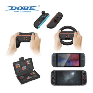 Kit Accessori Sportivi DOBE Switch 2 17 in 1 per Nintendo Switch 2 con Volante, Impugnatura, Pellicola Temperata e Cover Protettiva - Product Image 2