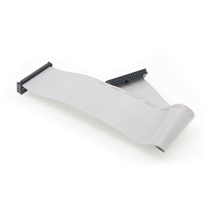 כבל סרט שטוח אפור עם מחבר <span class=keywords><strong>IDC</strong></span> מצופה PVC בהתאמה אישית למחשב, מרווח פינים 2.54 מ\"מ, 6, 10, 12, 16, <span class=keywords><strong>20</strong></span>, 44, 50, 64 פינים - Product Image 6