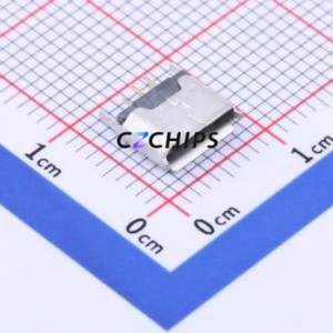 KH-MICRO5P-L <b>USB</b> Connector Through hole Component (THT) Connector <b>Micro</b>-<b>B</b> <b>USB</b> 2.0 Female Through Hole - Product Image 1