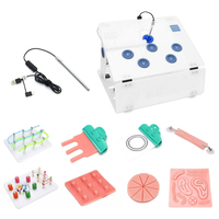 Simulateur de laparoscopie Medeasy, boîte d'entraînement à la simulation laparoscopique avec caméra USB HD 1080P et 10 modules d'entraînement