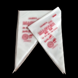 Poches à douille jetables avec embouts pour la décoration de gâteaux, la décoration alimentaire, les fournitures d'anniversaire, sacs à beurre épaissis en forme de triangle - Product Image 2