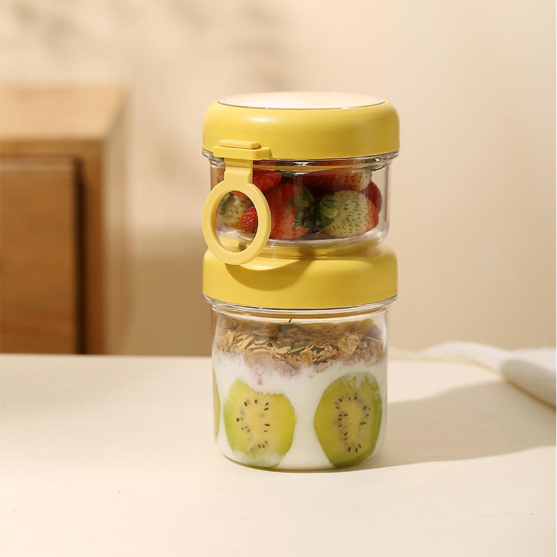 สองชั้น 330มล. 530มล. สีเหลือง