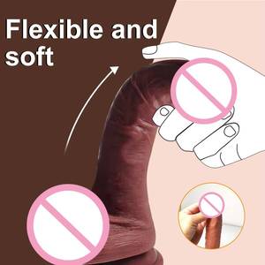 ของเล่นทางเพศแบบแท่งขนาด 4.1*21 ซม. ทำจากซิลิโคนเหลวเหมือนจริงสำหรับผู้หญิง ร้านขายของเล่นเซ็กส์ - Product Image 4